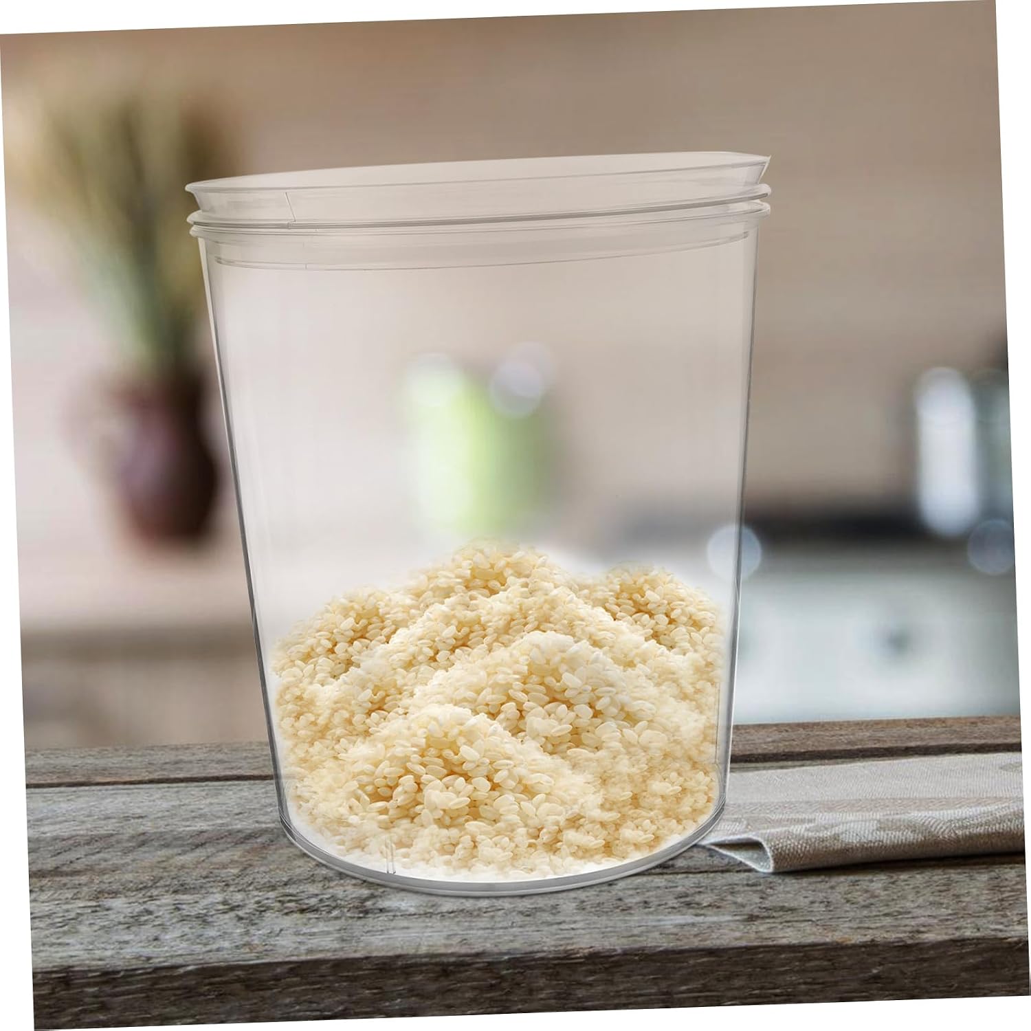 DECHOUS Airtight Storage Container for Rice Flour Large Capacity Food Bucket Lids Insect and Moisture Kitchen Storage Organization