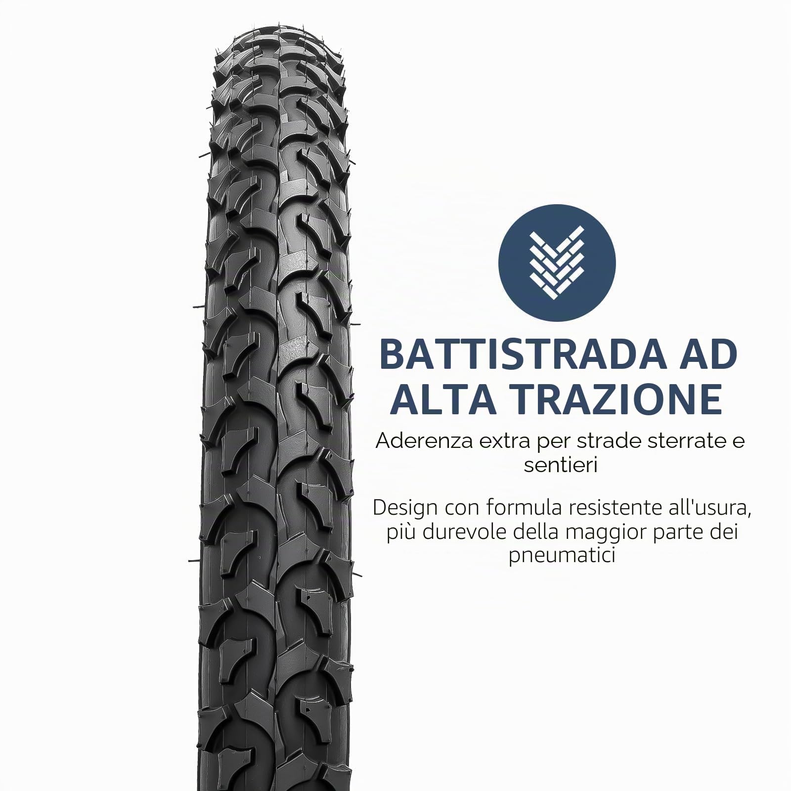 YunSCM 2Pcs Pieghevole 18 pollici pneumatici 18x2.125 ETRTO 57-355 e 2Pcs 18 pollici Camera d'aria AV32mm valvola Schrader, compatibile Bicicletta 18x2.10 18x2.125 18x2.25 Copertoni e Camera d'aria
