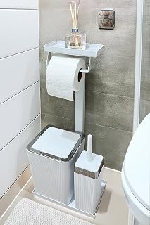 3'ü 1 Arada Banyo Seti Tuvalet Kağıtlık, Çöp Kovası Ve Tuvalet…