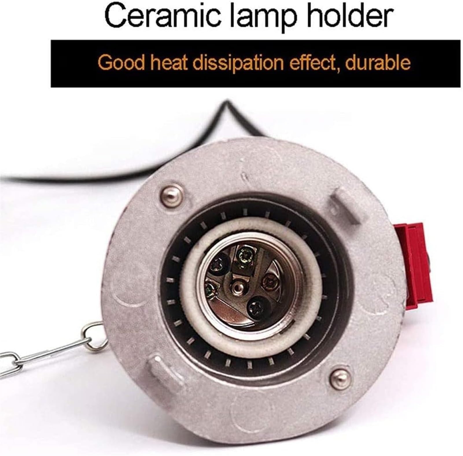 NEZIH Lampa Utrzymuj ciepło dla kurnika, lampa grzewcza dla szczeniąt, regulowana temperatura, ogrzewanie światła abażur zimowy stop aluminium + żarówka grzewcza na podczerwień 330W