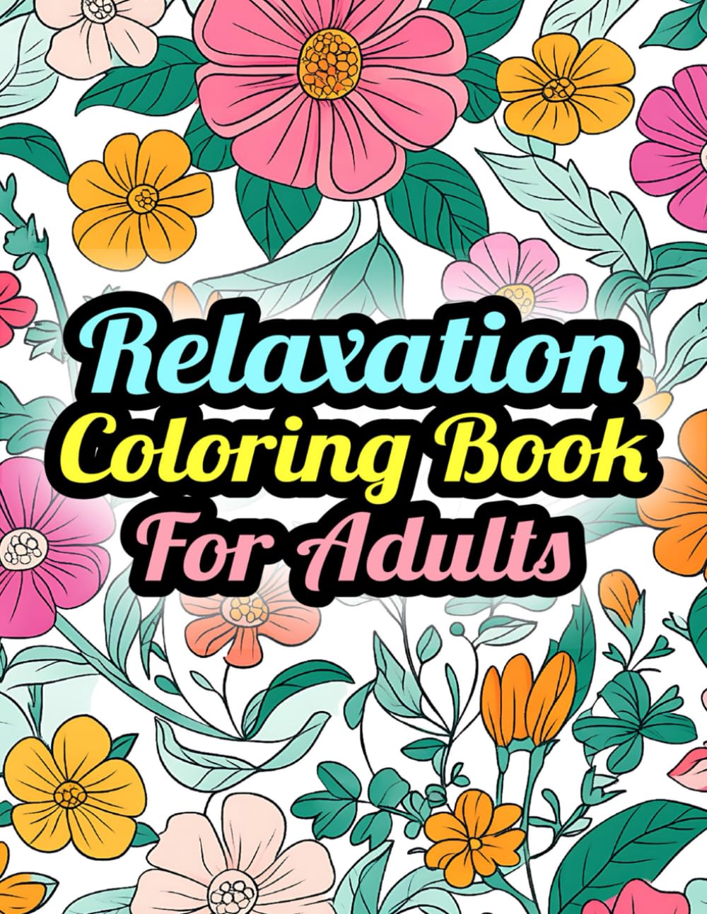 Relaxation Coloring Book For Adults (Vivid Palette Series)