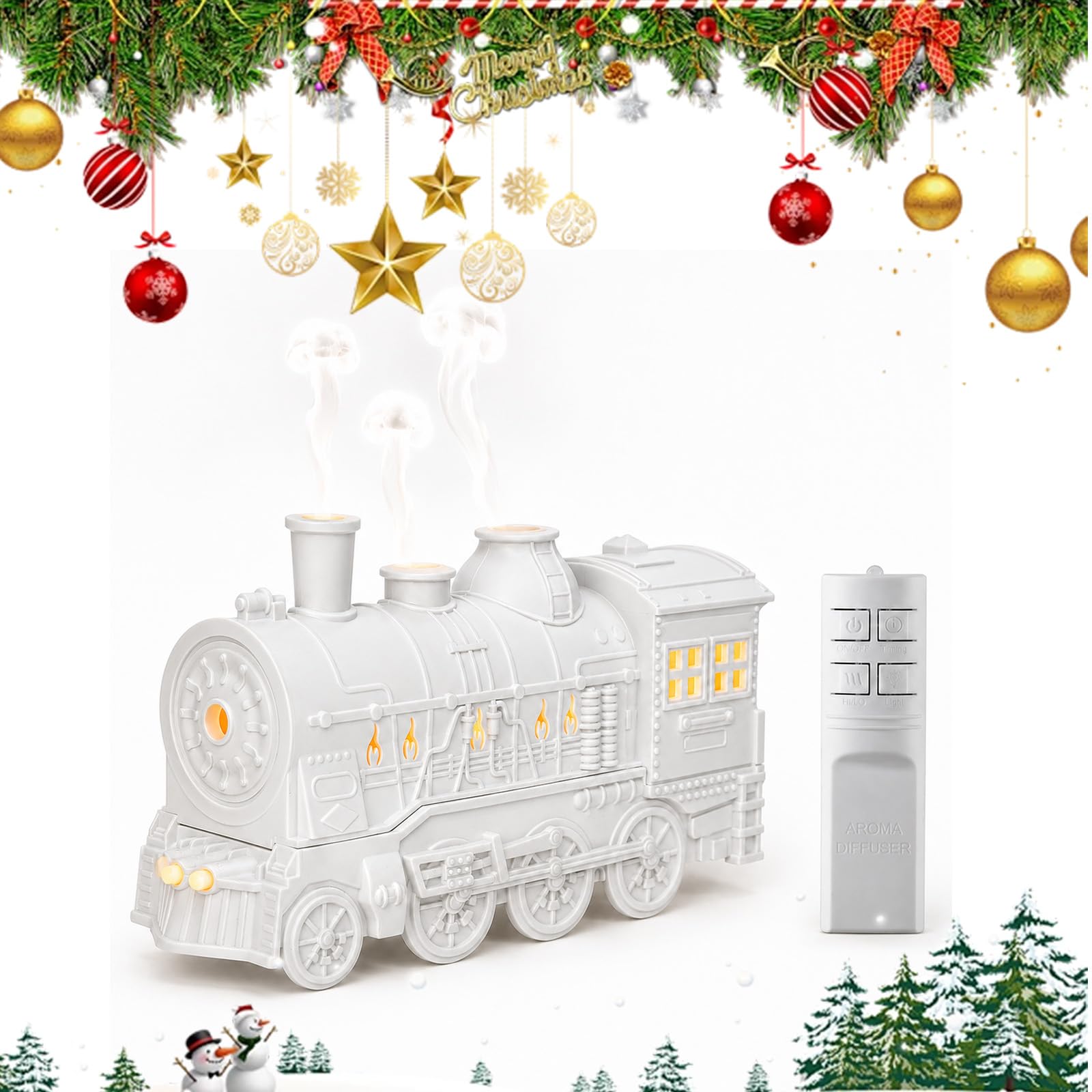 Difusor De Tren Navideño (White)