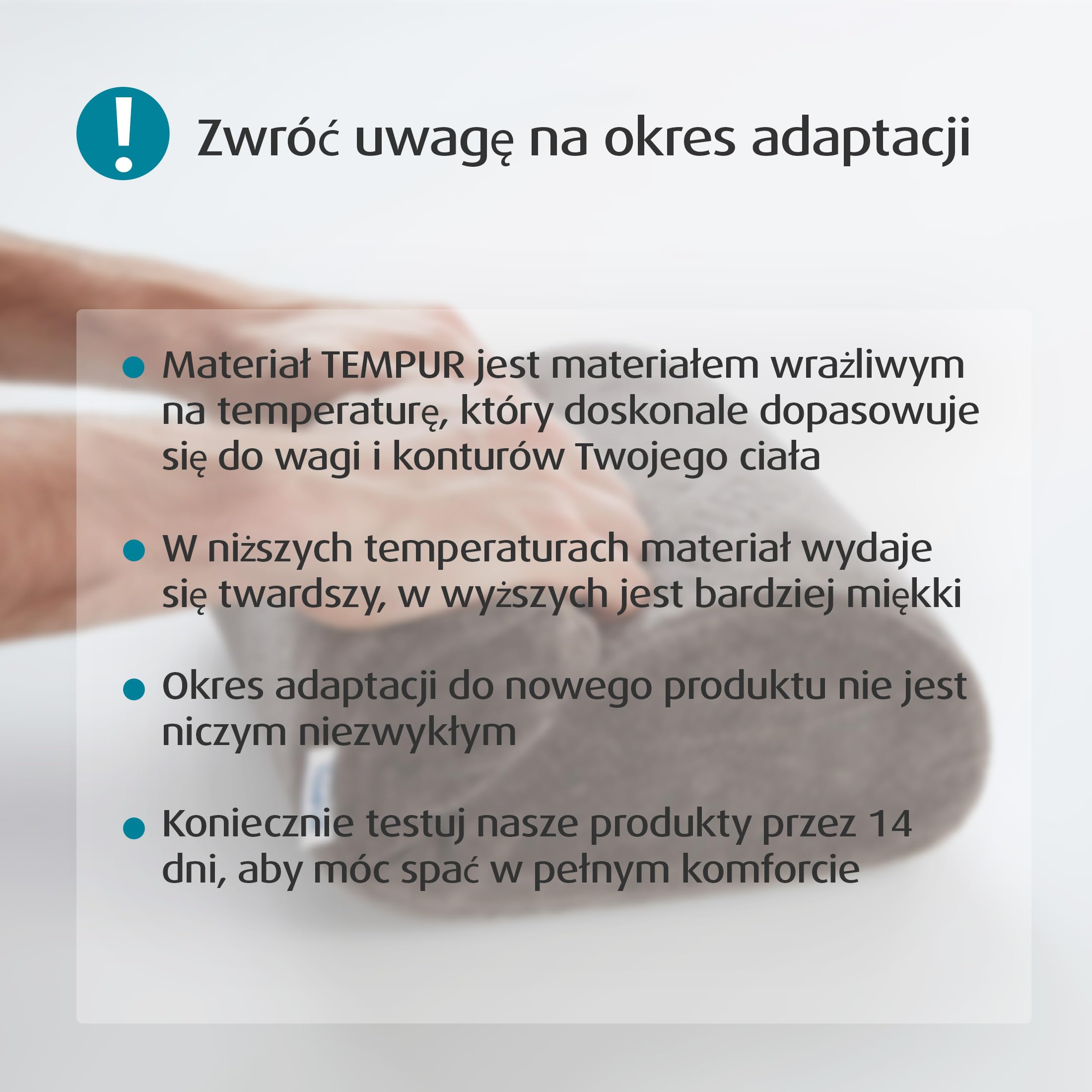 Tempur Zestaw Podróżny, Szary, 3 elementy