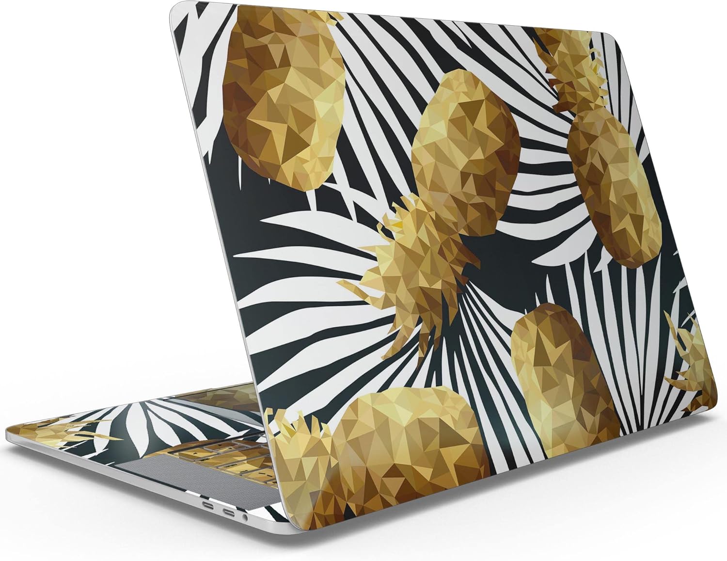 DesignSkinz - Gold Pineapple Express - Full-Body Wrap Protective Decal Skin Kit Compatible with MacBook 13" Pro M1 (A2338)