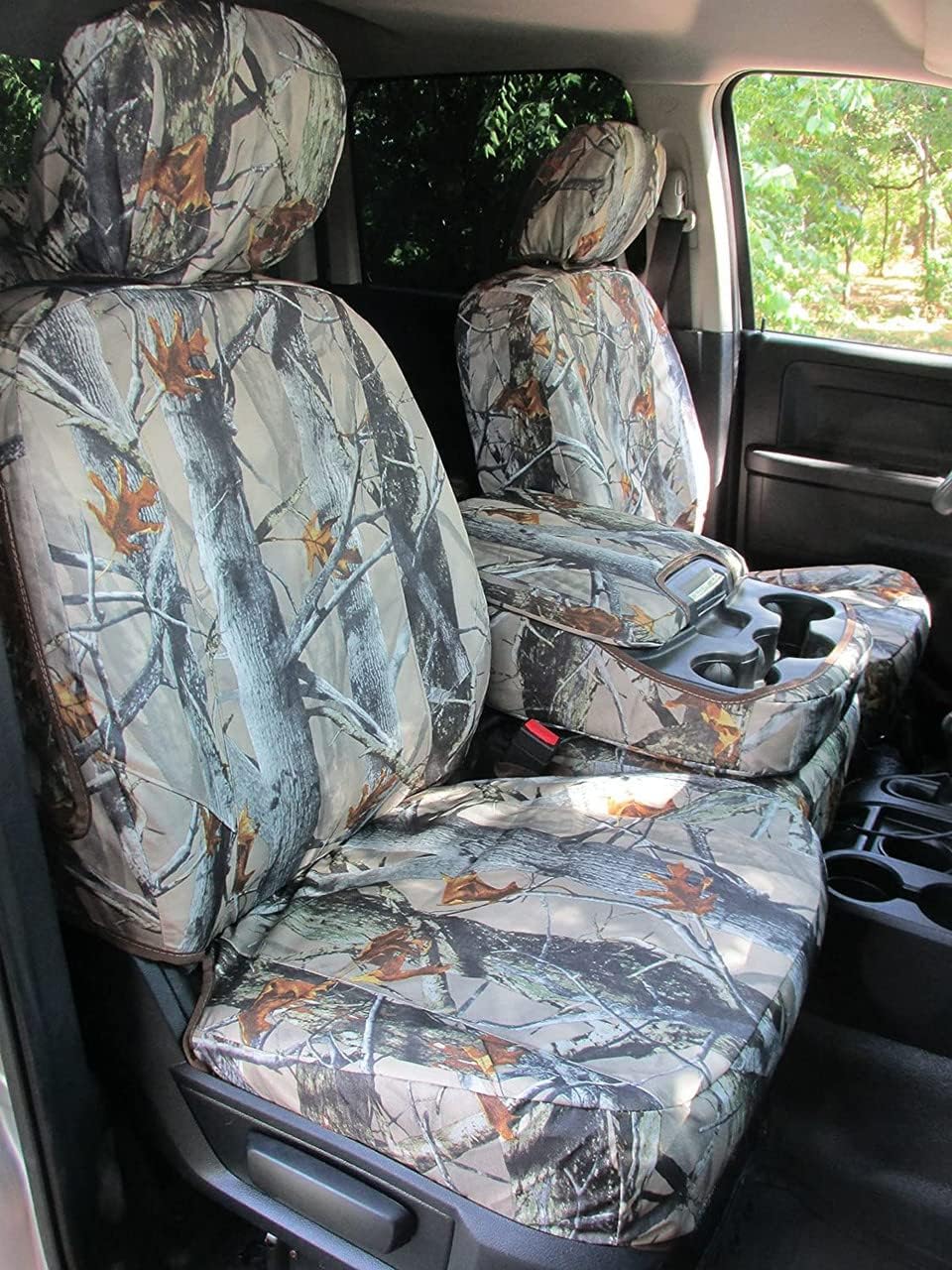 Durafit Seat Covers, for 2013-2019 Ram and 2020-2025 Classic Body Dodge Ram Crew Cab Front and Back Seat Truck Seat Covers, Exact Custom Fit KNTC Kanati Camo Endura
