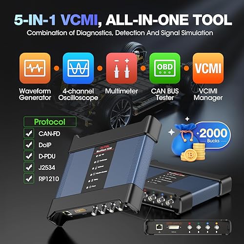 Vista 8 de Autel MaxiSYS Ultra EV Scanner: 2026 Top EV Ver. of Ultra S2 MSUltra MS909 S2 Intelligen Scan Diagnostic, High-Voltage System Battery Pack Analyze
