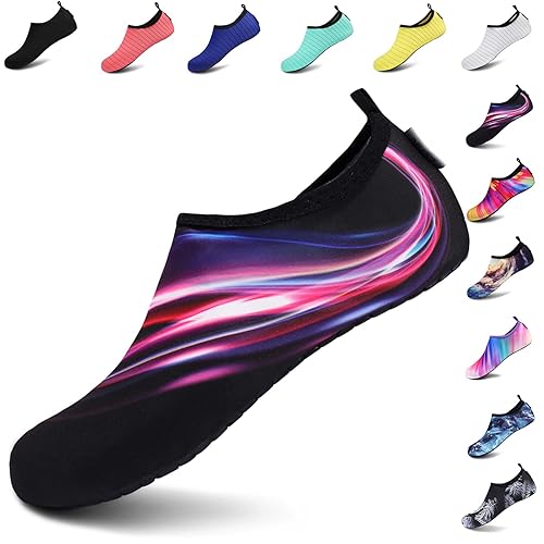 VIFUUR Water Sports Shoes Barefoot Quick-Dry Aqua Yoga Socks Slip-on