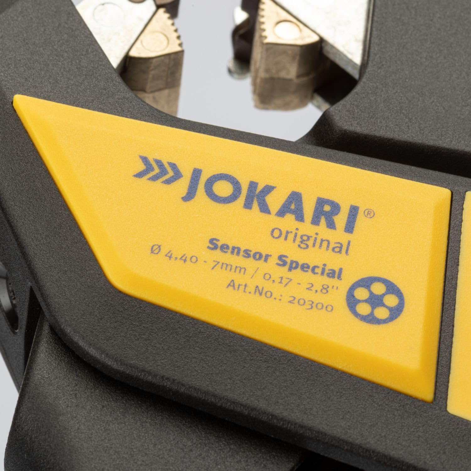 JOKARI original Abisolierzange Sensor Special 4,4-7mm Ø Kabel Abisolieren