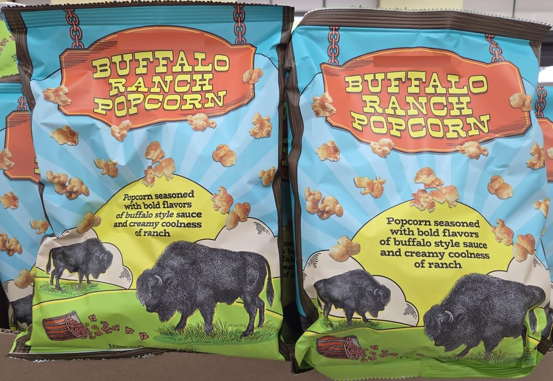 Trader Joe Buffalo Ranch Popcorn 5oz 142g (Two Bags)