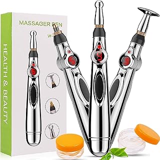 Electronic Acupuncture Pen, Electric Meridians Laser Acupuncture Machine Magnet Therapy Instrument Meridian Energy Pen Massager Relief Pain Tools