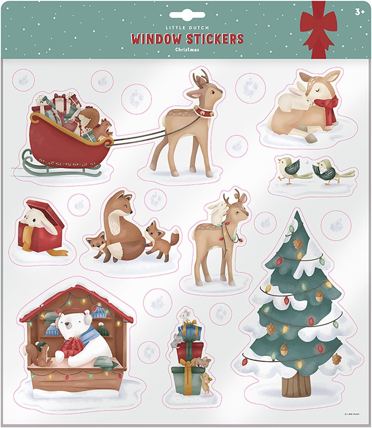 Little Dutch Window Stickers for Children Christmas