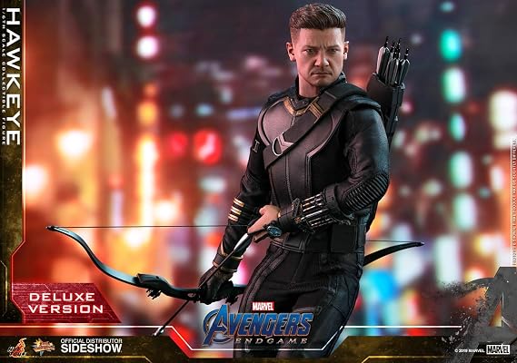 Movie Masterpiece Avengers End Game 1/6 Scale Figure Hawkeye Bonus Accessories Included