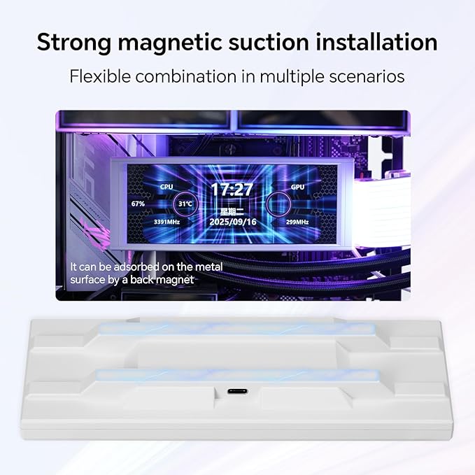 Monitor Extensor 6.86 Pulgadas 1280x480 LCD miniatura 3