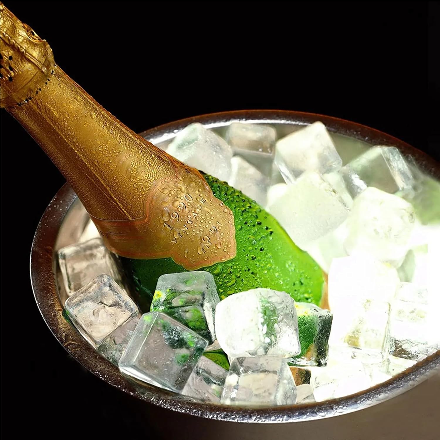 For Bar Accessories Large Capacity Ice Bucket 1.3/3.2/1.6 Liter Double Wall Stainless Steel Ice Bucket For Barware Champagne Accessories For Bar Accessories