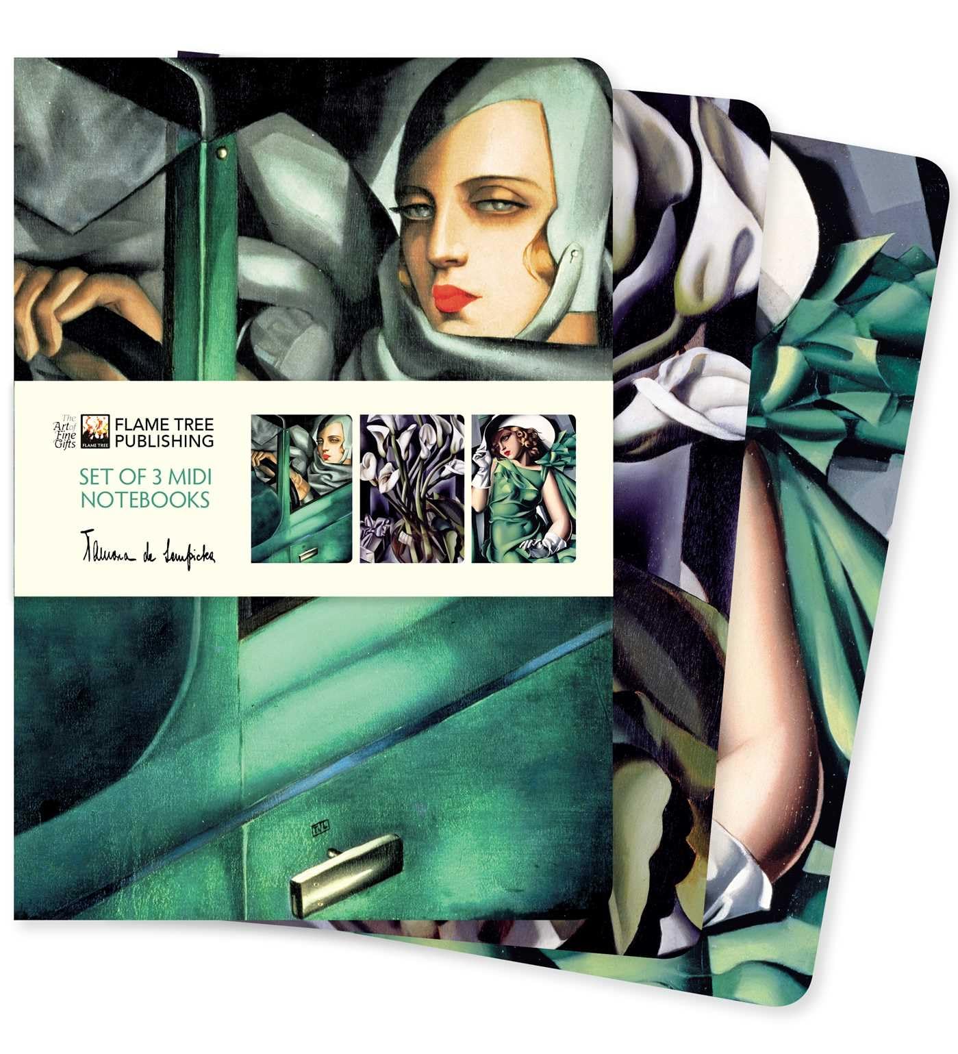 Tamara de Lempicka Set of 3 Midi Notebooks (Midi Notebook Collections)