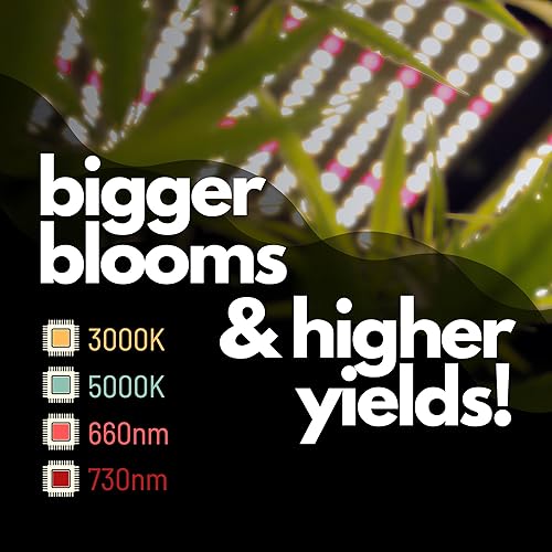 Miniatura 4 de S1000 LED crece luz de espectro completo luz de planta para invernadero interior crece tienda de cultivo semilla arranque vegetal floración brote