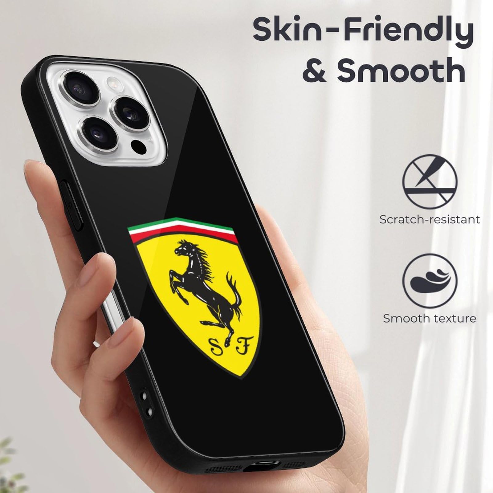Amazon.co.jp: スクーデリア・フェラーリf1チーム iPhone 16 ケース