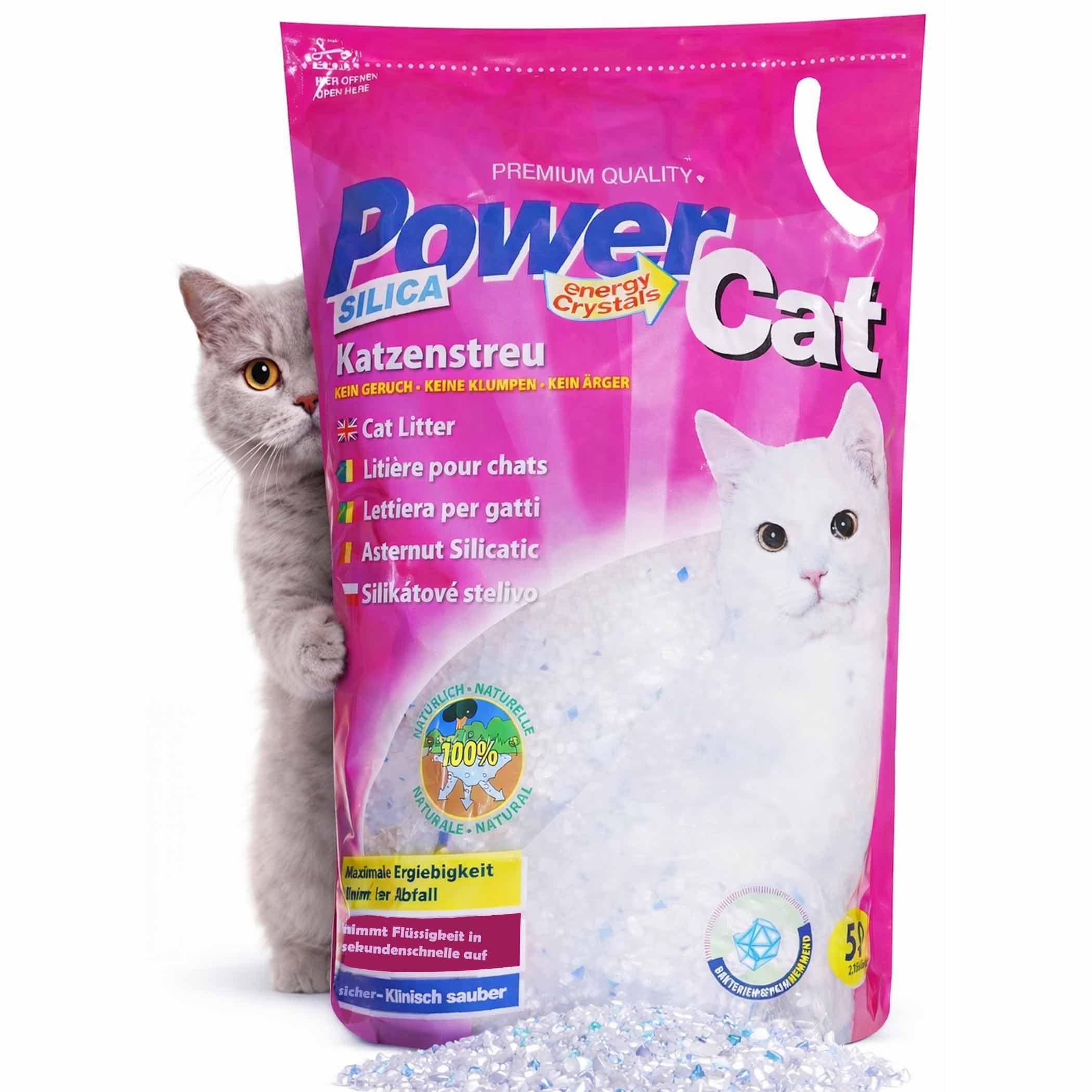 PowerCAT 9120004635082 Silica Katzenstreu 25.2 kg
