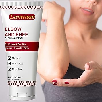 Luminae Elbow & Knee Cream | Smooth Skin Care Formula for Rough Areas | 100 gm