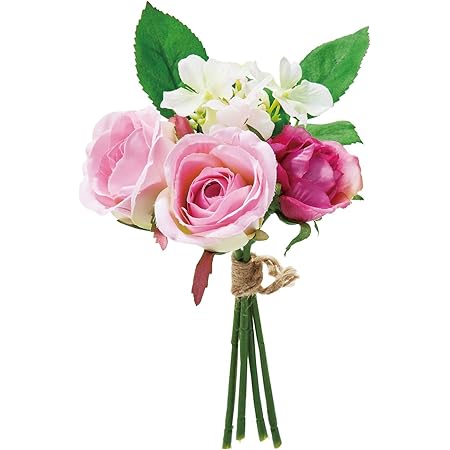 Amazon Co Jp ポピー 造花 ローズミックスバンチ ピンクビューティー Fb 2381pbt 約11 11 21cm