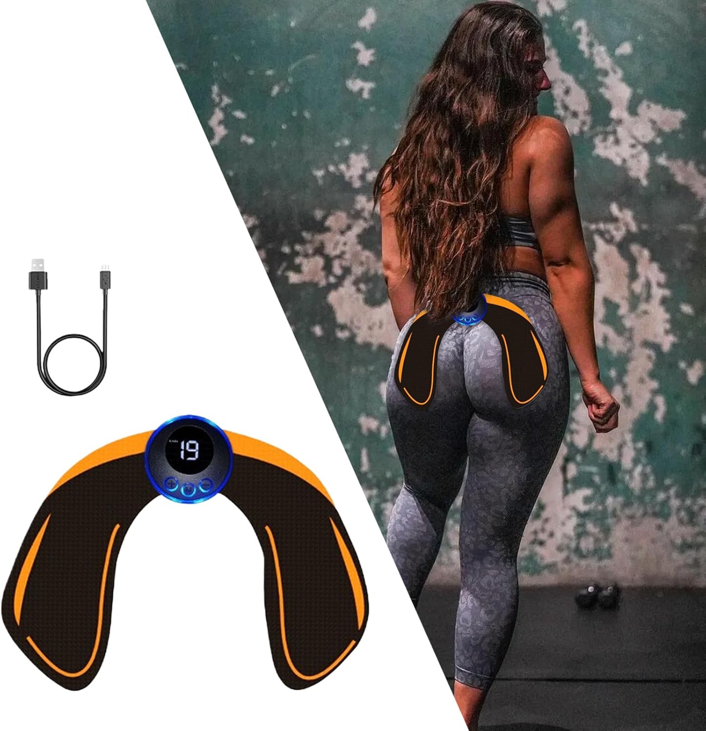 Butt Trainer, Smart Adjustable Glute Exerciser, Muscle Toning Stimulator, Portable Home Gym Accessory, Fitness Gear, Ideal for Women, Men, Adults, Strength Training, and Body Sculpting - Image 4