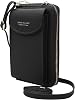 Women Crossbody Phone Bag, PU Leather Phone Purse, Small Phone Handbag for Women with Long Strap & Card Slots