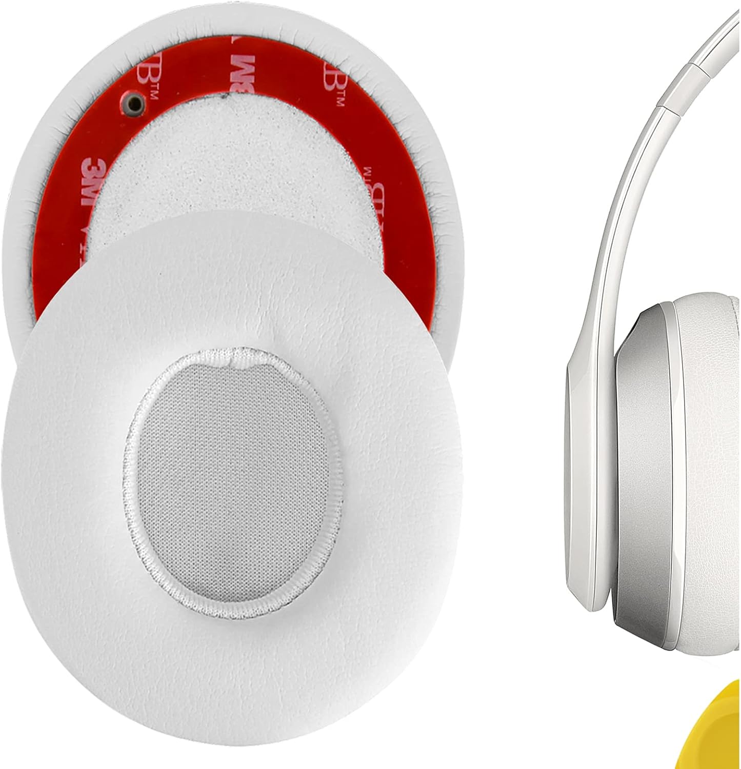 Geekria Replacement Ear Pads Compatible with Beats Solo 2 Wireless (B0534) (Not Compatible with Beats Solo2 Wired) On-Ear Headphones Ear Cushions