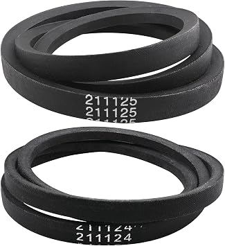 12112425 Washer Belt Kit 211124 211125 Belt Replacement part Compatible with Maytag Whirlpool Washing Machine Replaces for 12112425VP PS2005284 AP4011179 210024 22002570