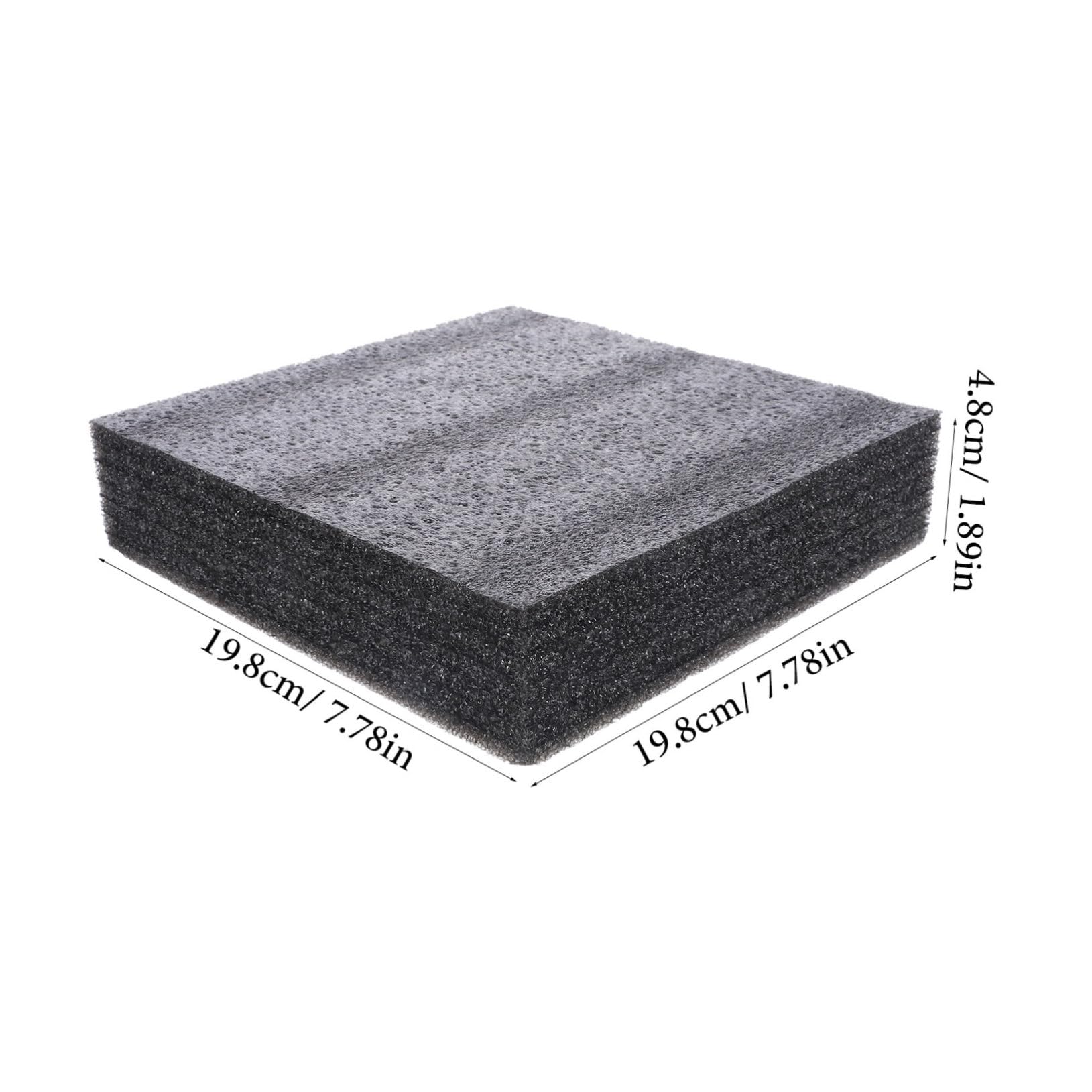 ERINGOGO Sulation Foam Board 4pcs High Density Foam Pads Diy Craft Foam Packing Liners for Electronics Glassware Upholstery