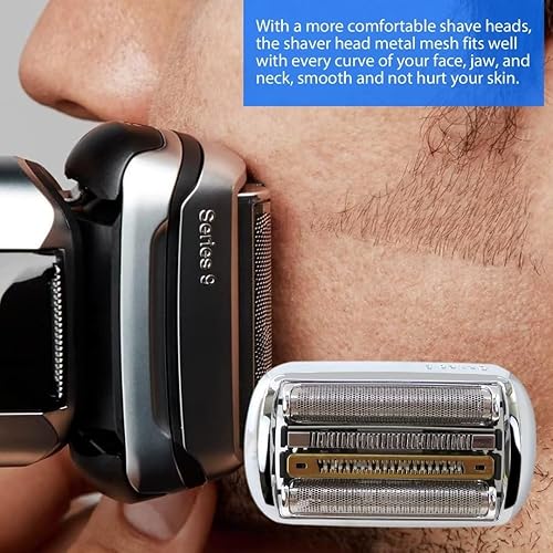 Miniatura 4 de Cartucho de casete mejorado de 92S 92M Series 9 con cabezal de corte y lámina con embalaje sellado para Braun todas las Series 9 (92B92S92M) 9290cc,