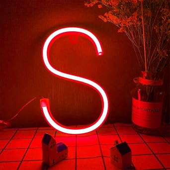 LED Marquee Letter Lights, Light Up Letters Glitter Alphabet Letter Sign Battery Powered for Night Light Birthday Party Wedding Girls Gifts Home Bar Christmas Decoration