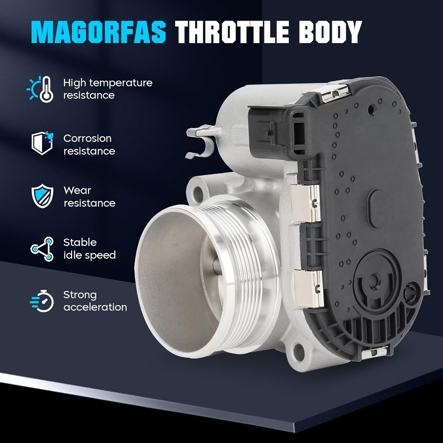 Electronic Throttle Body Compatible with Ford Escape 14-19 L4 2.0L, Focus 14-18, Fusion 14-20(Not fit for HEV), Explorer 2.3L 16-19, for Lincoln MKC 15-19, MKZ 17-20(Not fit for HEV)