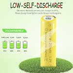 NI-CD AA 200mAh 1.2V Batterie rechargeable pour les lumières solaires extérieures, Lumière de voie de communication, Lumière à corde solaire. 8 Pack Double A Batteries rechargeables