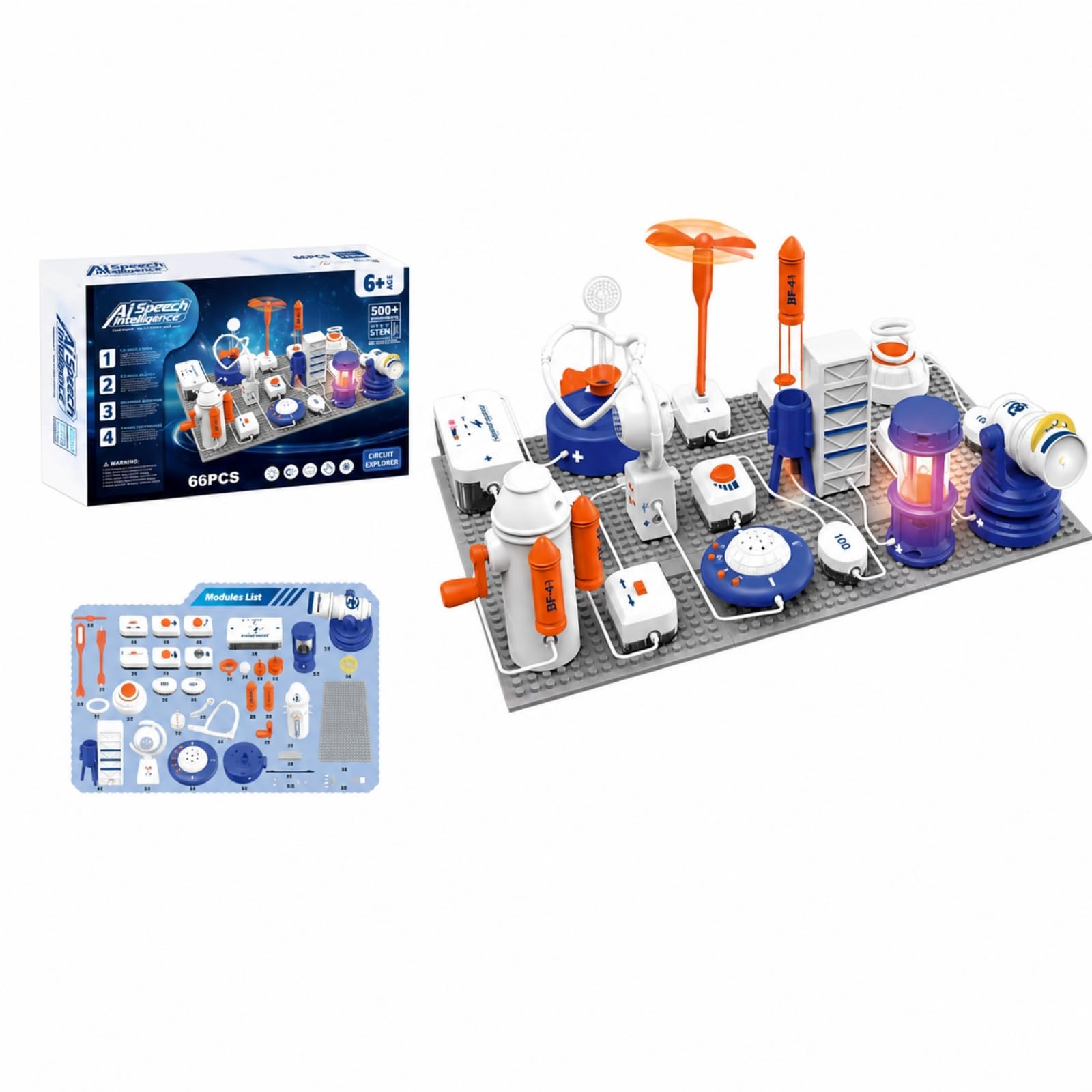 Jeu Circuits Électroniques Robotique | Apprentisge STEM, Kit Programmation pr Enfants, Éducatif, J, École, Jeunes Créateurs, Débutants