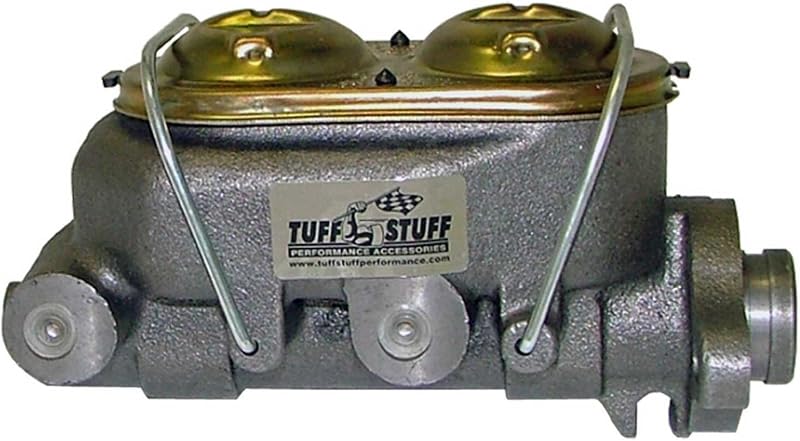 Cilindro mestre de freio Tuff Stuff 2071NB com reservatório duplo e diâmetro interno de 1 1/8″ – 1 unidade
