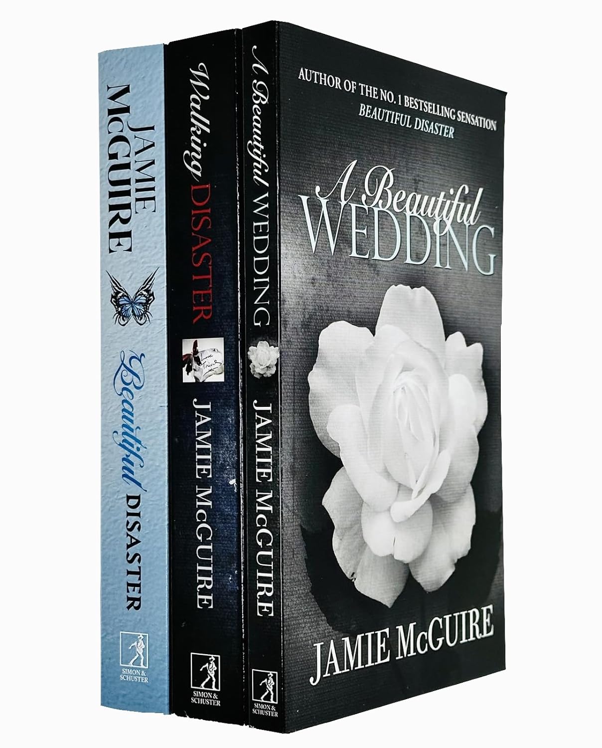 Jamie McGuire Beautiful Series 3 Books Collection Set (Beautiful Disaster, Walking Disaster, A Beautiful Wedding)