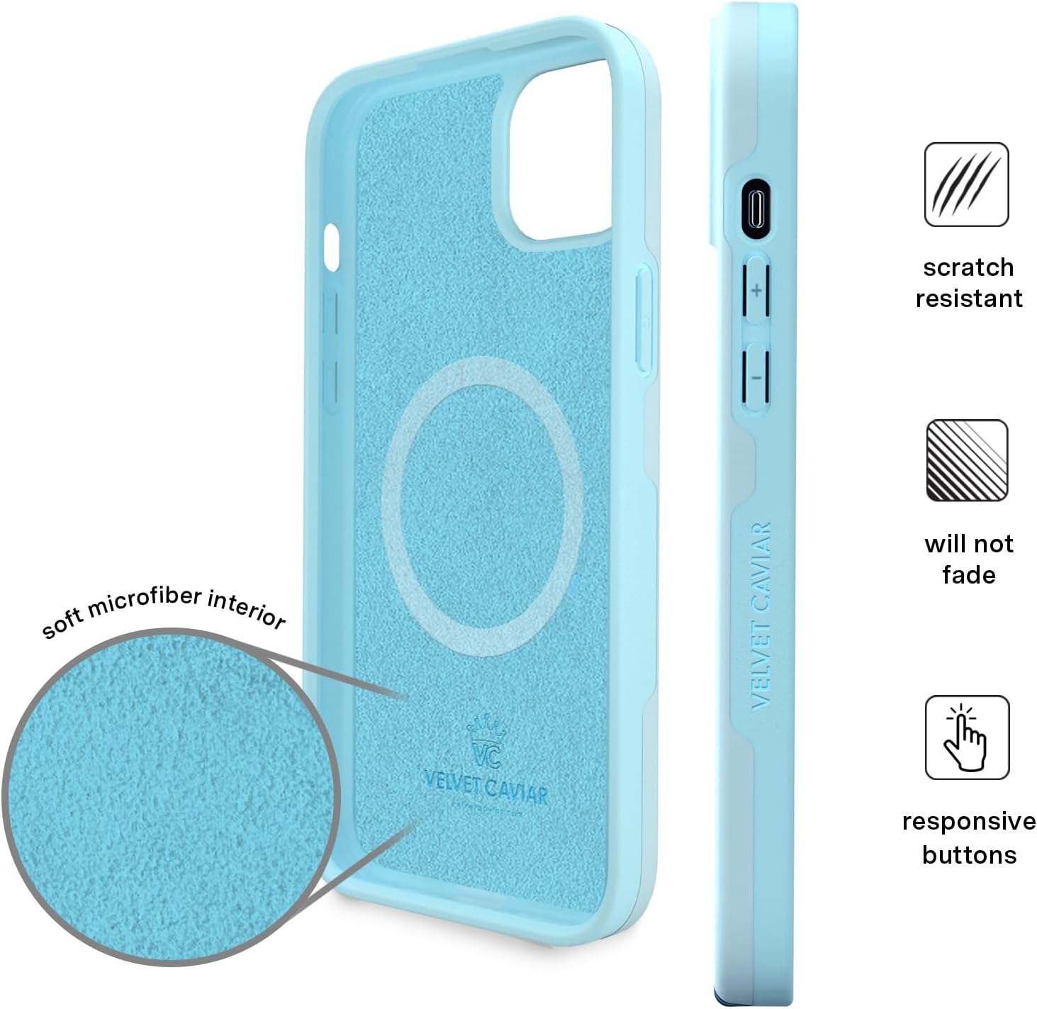 VELVET CAVIAR x Pudgy Penguins Compatible with iPhone 13 Case Cute - Compatible with MagSafe - Cool Polar Blue Winter