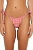 FOREVER21 Women Gingham String Bikini Bottoms