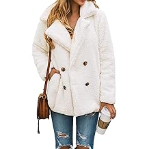 Women's Fashion Winter Coats Sherpa Fleece Faux Fur Shearling Oversized Trendy Jackets Warm Outerwear Clothing