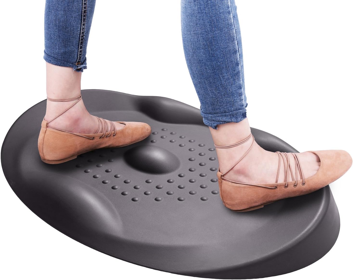 Urvigor Office Standing Desk Mat, Not-Flat Anti Fatigue Mat Comfort Mat for Stand Up Desk or Adjustable Desk Riser,Ergonomically Engineered