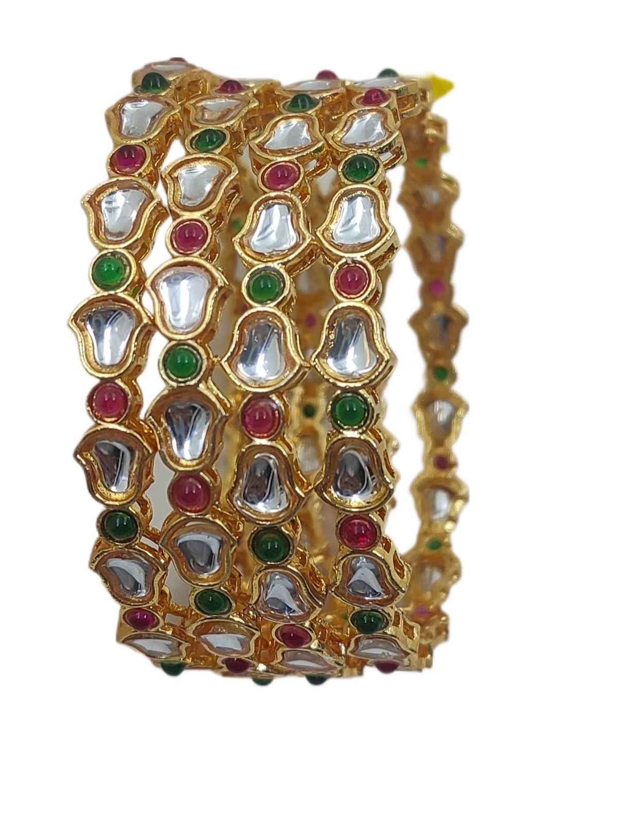 See full amazon price history chart for MEHAK CURATORS Traditional Gold Plated Antique Kundan Kemp Bangles for Women and Girls set of 4 (2.4) MEHAK CURATORS Traditional Gold Plated Antique Kundan Kemp Bangles for Women and Girls set of 4 (2.4) (B0DC6MX91B) Amazon Price History, Amazon Price Tracker