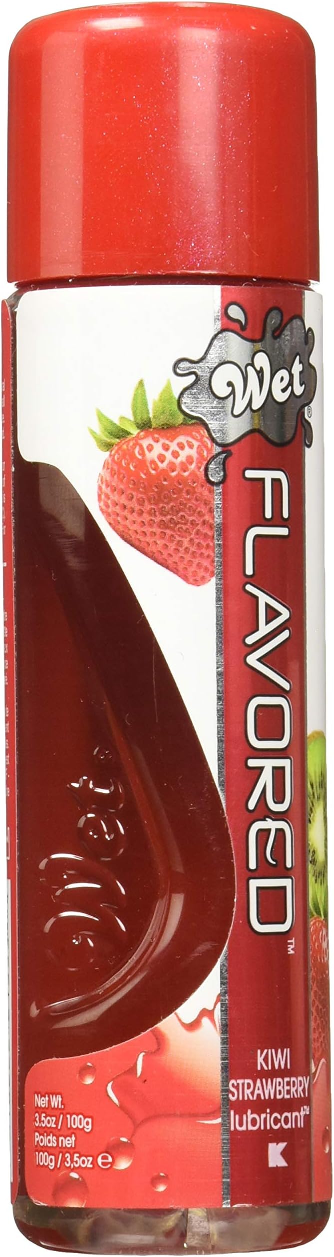 Wet flavored lubricant gel by Trigg, kiwi strawberry - 3.5 oz