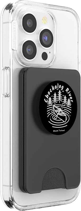 Chockalog River Rhode Island PopSockets PopWallet for MagSafe