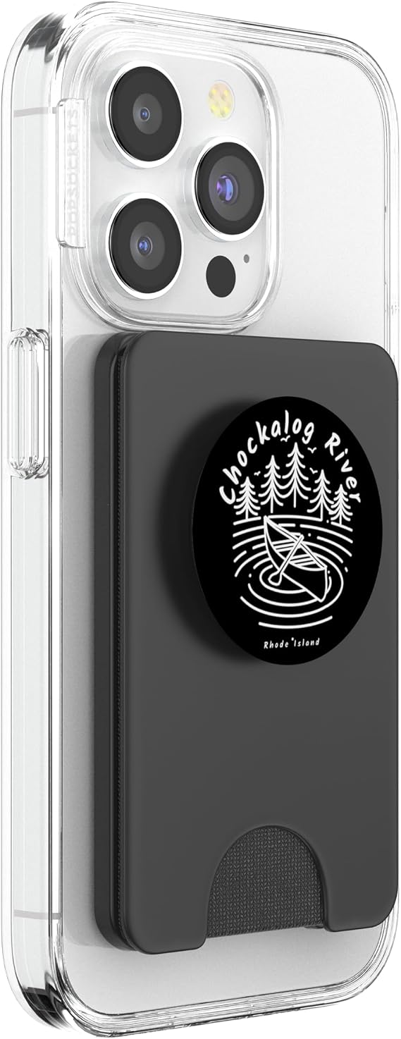 Chockalog River Rhode Island PopSockets PopWallet for MagSafe