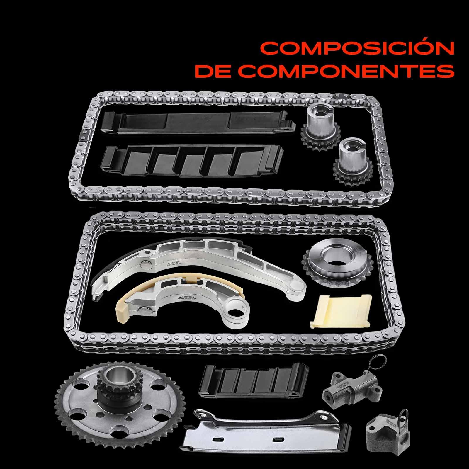 Frankberg Kit de cadena de distribución 13028AD212 | Compatible con: Camioneta NP300 D22, Navara D40 NP300, Recogida D22, Navara D22, NP300 Navara plataforma/chasis D40