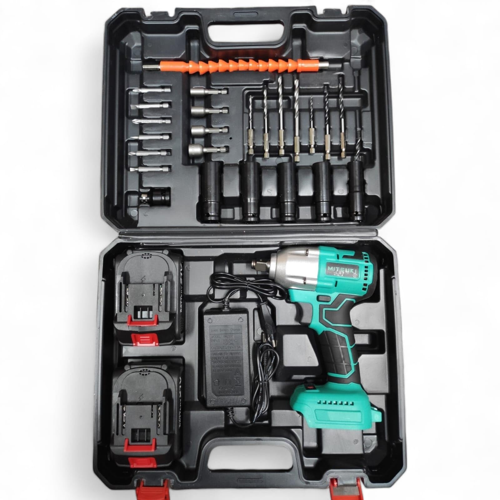NTH IMPACH WRENCH BRUSHLESS MOTOR 390NM TORQUE 3000RPM 21X2 BATTERY WITH 24PCS SET Cordless Impact Wrench (1/2 inch) (B0DF7ZP76Z) Amazon Price History, Amazon Price Tracker