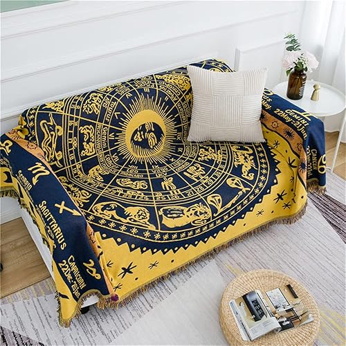 Miniatura 20 de Mantas bohemias inspiradas en nativos americanos del suroeste, reversibles, para sofá, cama, sillón reclinable, tapiz bohemio, funda colorida