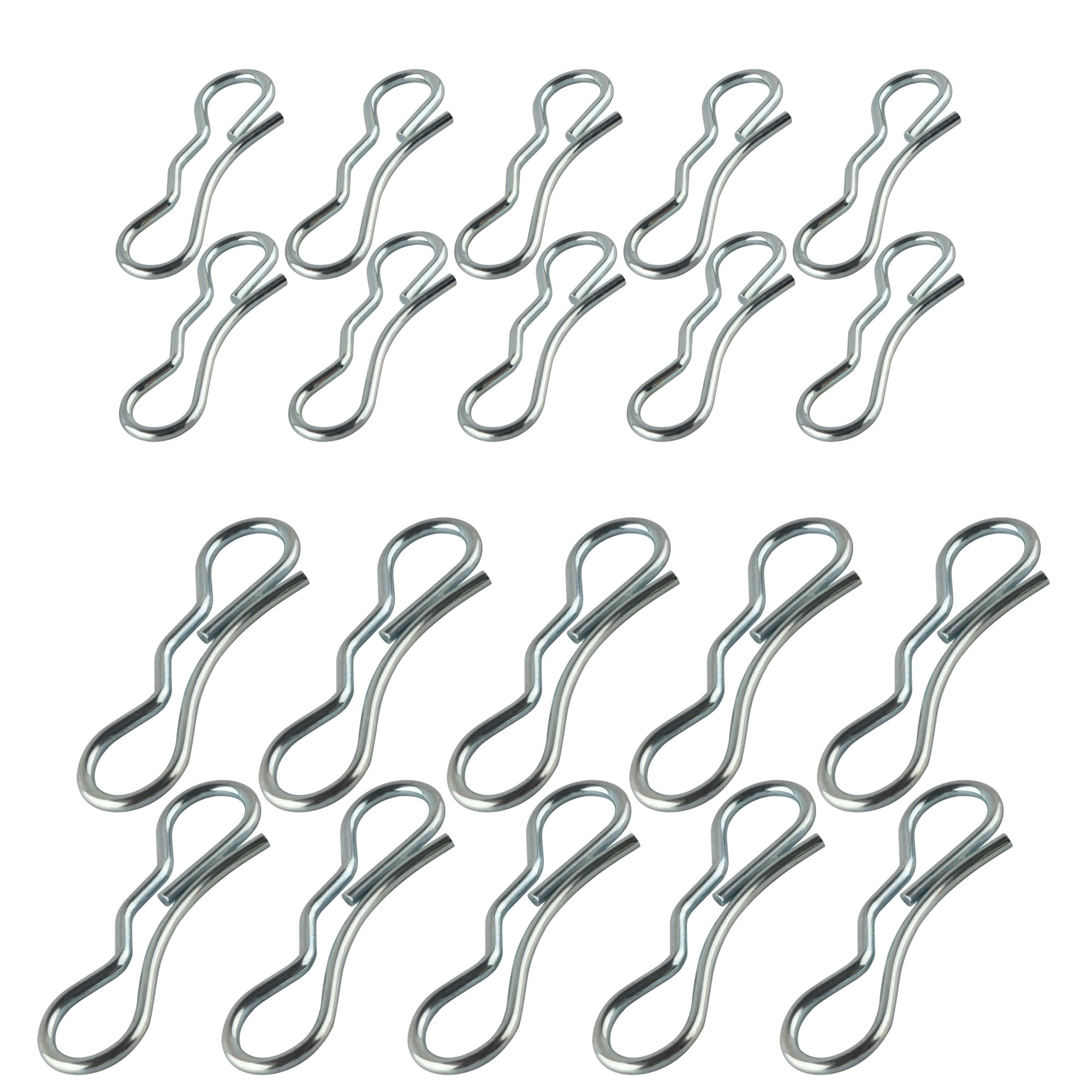 Deck Clip Set 10 194209 Bow Tie Lock Cotter Pins 10 194208 Bow Tie Lock Cotter Pin for Craftsman Poulan Husqvarna