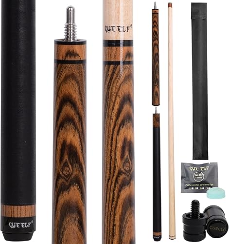 Miniatura 8 de Heavy Hitter Jump Break - Taco de piscina de 3 piezas para saltar/romper, palo de piscina de madera de cebra, palo de piscina de 23 onzas Envoltura