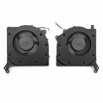 BestParts New Genuine CPU+GPU Cooling Fan Replacement for Lenovo Legion 5-15IMH05 Type 82AU, for Legion 5-15IMH05H Type 81Y6, P/N 5F10S13917 5F10S13914, 5v Fan